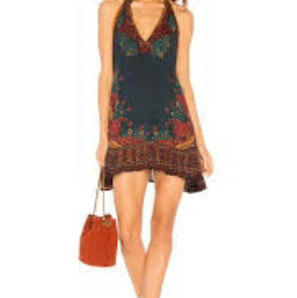 Free People Steal The Sun  Dress…RARE Blue S